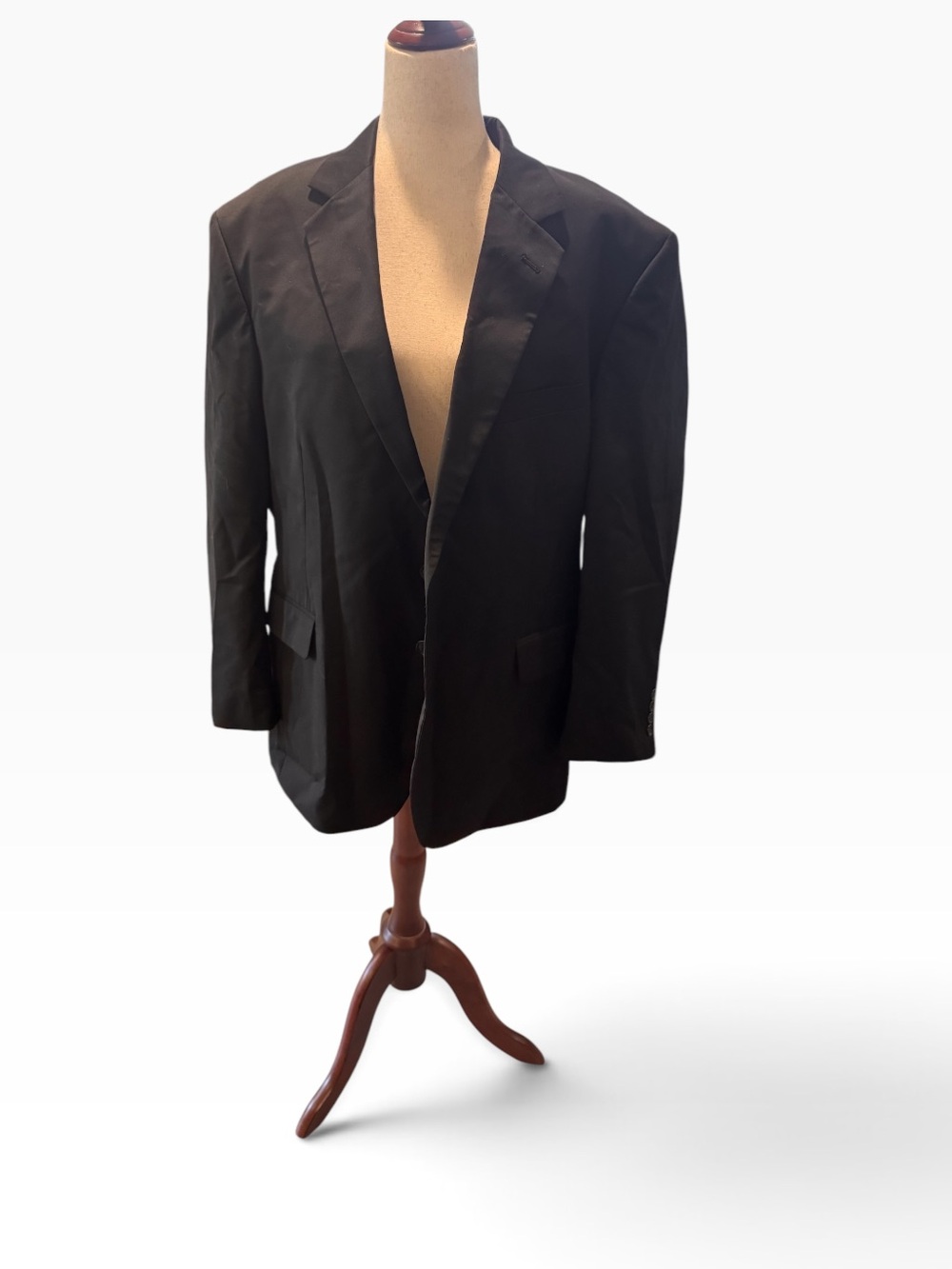 Arrow Men's Black Pea Coat - Classic Tailored Back size 44s